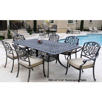 Catalina 7PC Outdoor Dining Set with Rectangle Table