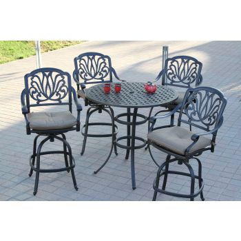 Catalina 5pc Bar Set with BarStools and Table