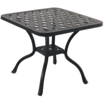 Outdoor Patio Square Side Table